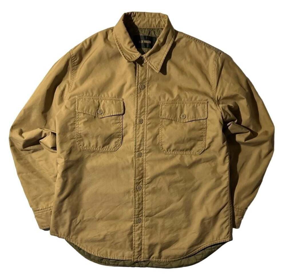 Buck Mason Desert Khaki Storm Stopper CPO quilted workwear jacket men’s M